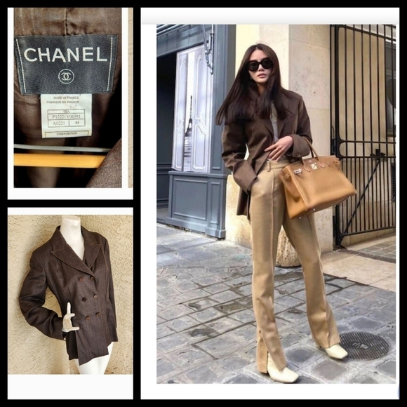 🥰🥰🥰🥰VINTAGE CHANEL ‎ BLAZERS 🤪🤪LOTS OF CC BUTTONS😛😛 - Picture 1 of 16
